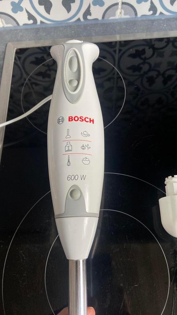 Mixer Bosch Robot Plongeant Ergomixx 600W, Résiste au lave-vaisselle, Enlèvement ou Envoi, Utilisé, 4 litres ou plus