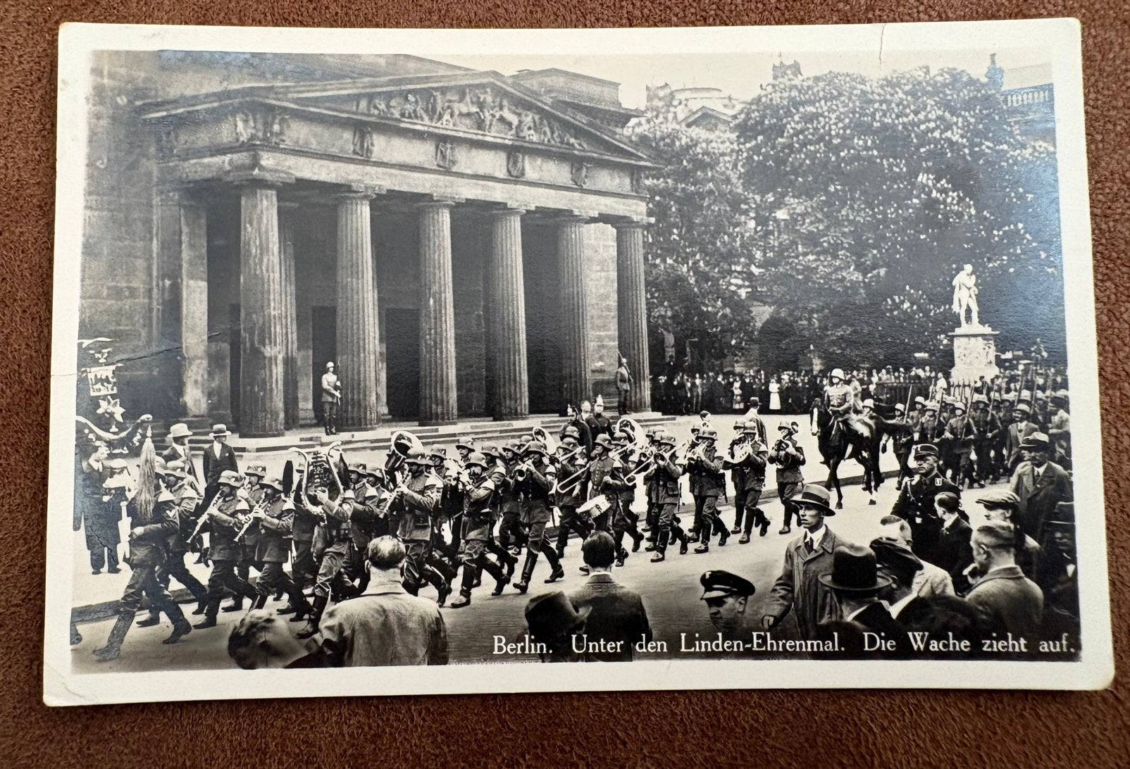 Carte postale allemande 1935, Enlèvement ou Envoi