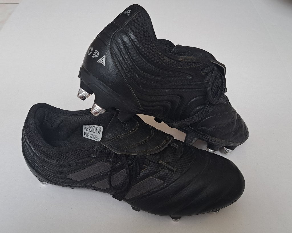 Adidas Copa Gloro 19.2 SG Dark Script Black/Silver 40 2/3, Sport en Fitness, Ophalen of Verzenden, Zo goed als nieuw, Schoenen