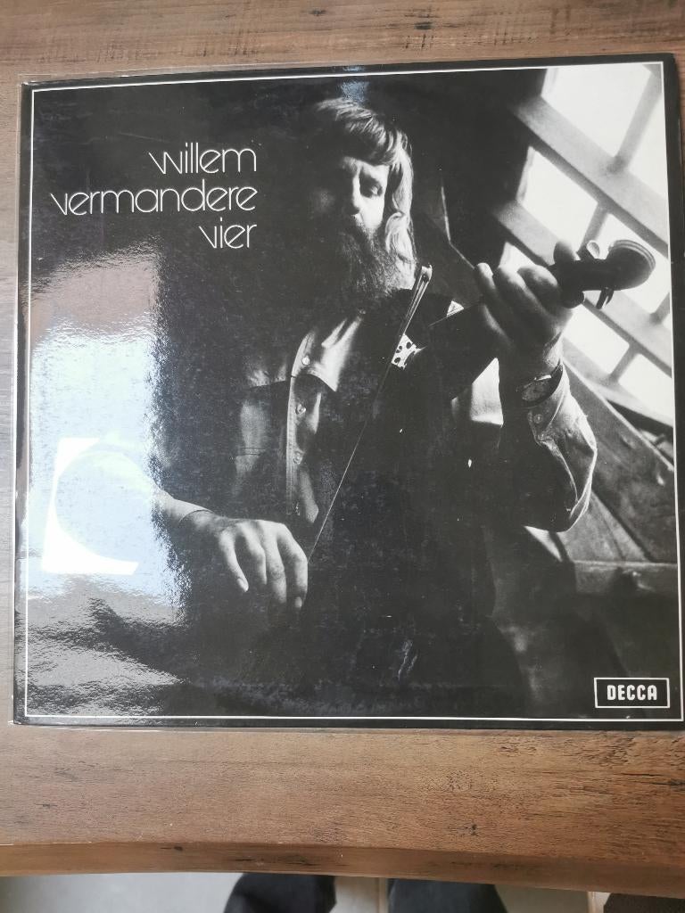 Willem Vermandere – Vier, LP, Cd's en Dvd's, Vinyl | Nederlandstalig, Ophalen, Zo goed als nieuw, 12 inch, Levenslied of Smartlap