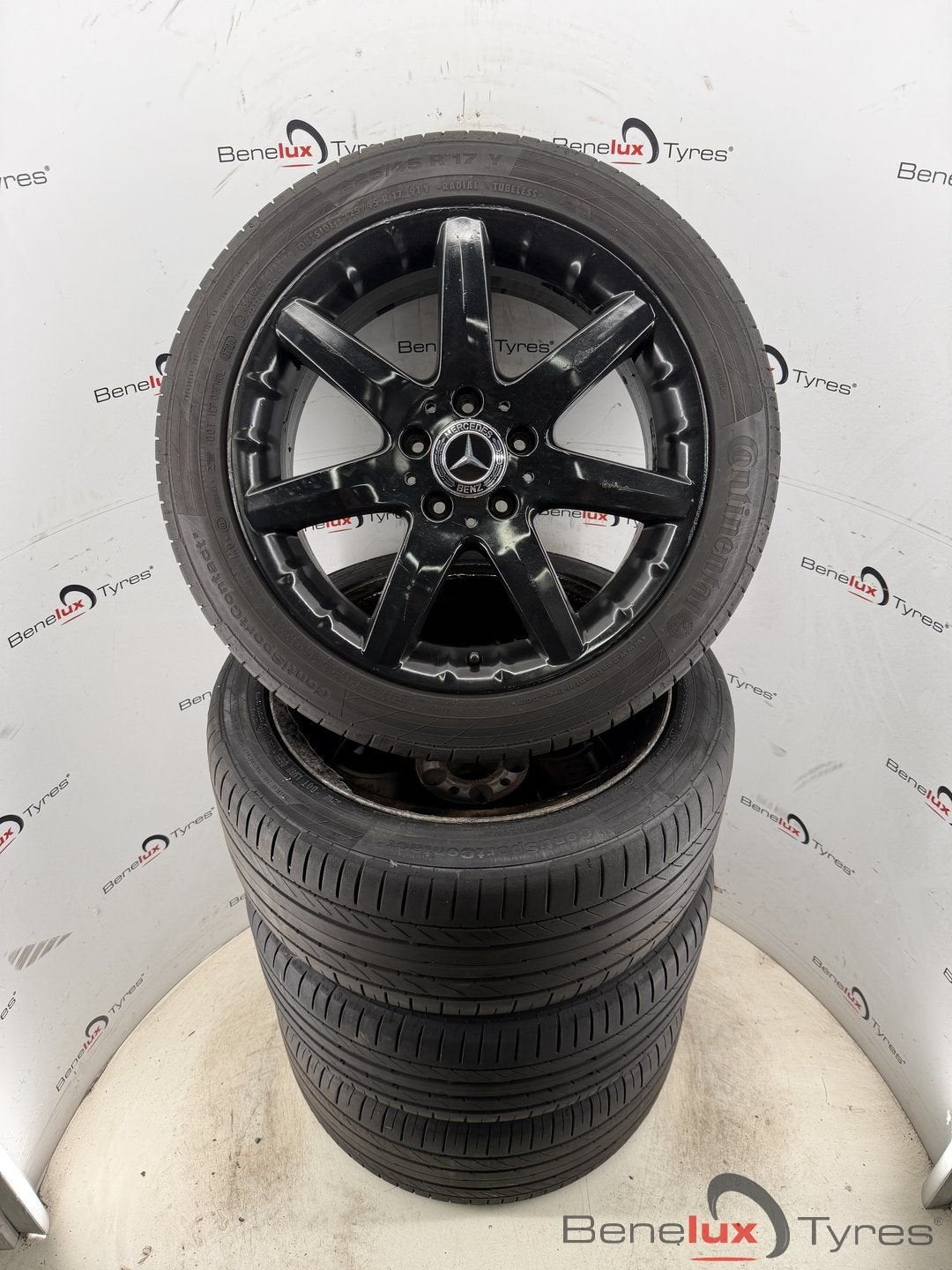 17'' Mercedes 190 A-klasse B-klasse C-klasse W201 W245 W246, Auto-onderdelen, -, -, Banden en Velgen, 17 inch