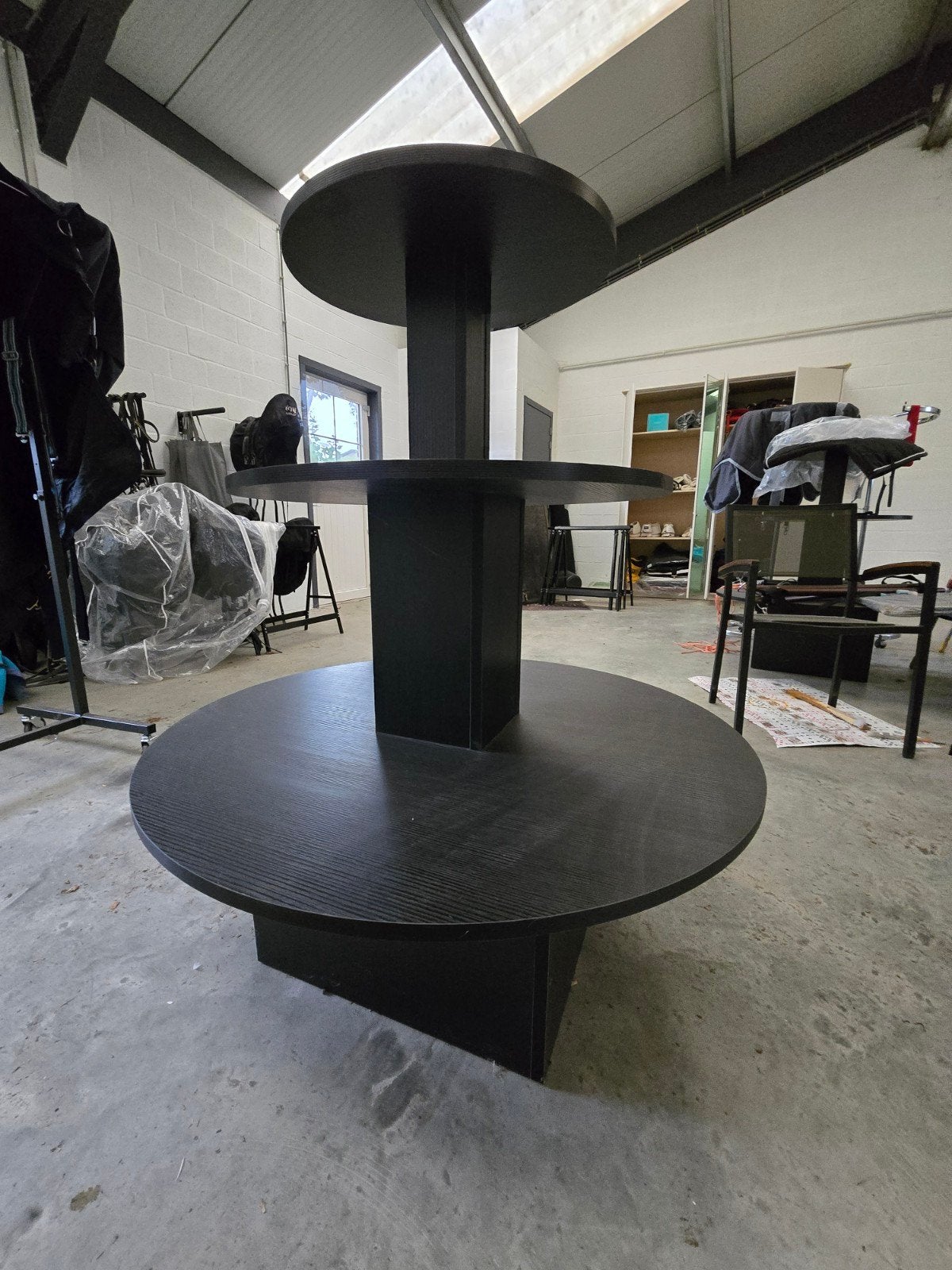 presentatie tafel, Ophalen, Rond, Zo goed als nieuw, 60 cm of meer