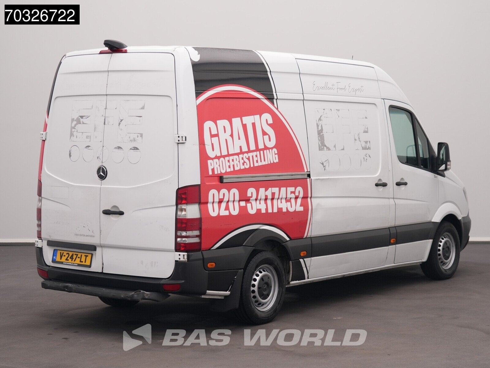 Mercedes Sprinter 313 CDI Engine/Motor Problem! Koelwagen L2, Auto's, Euro 5, Stof, Gebruikt, Wit