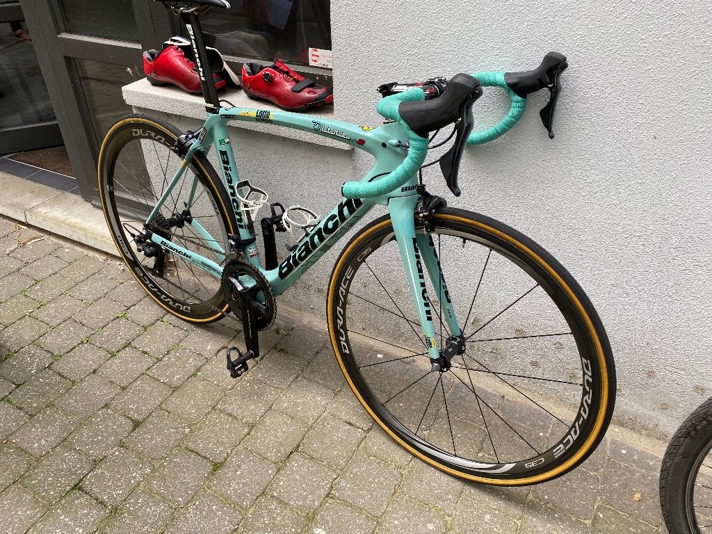 Bianchi Oltre xr2 Lotto jumbo (ex Paul Martens) Duraace 9100, Fietsen en Brommers, Ophalen, Gebruikt