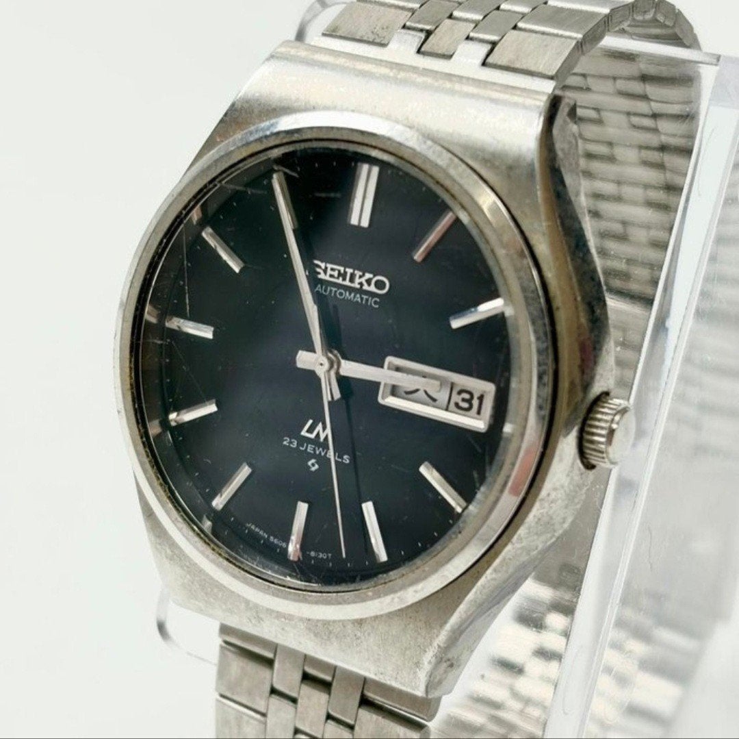 Montre Seiko Lord Matic 5606-8130  Automatique  Vintage, Montre-bracelet, Seiko, Enlèvement ou Envoi, Acier