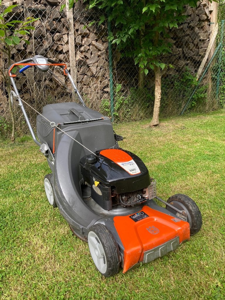 Tondeuse, Jardin & Terrasse, Tondeuses à gazon à essence, 40 à 49 cm, Enlèvement, Utilisé