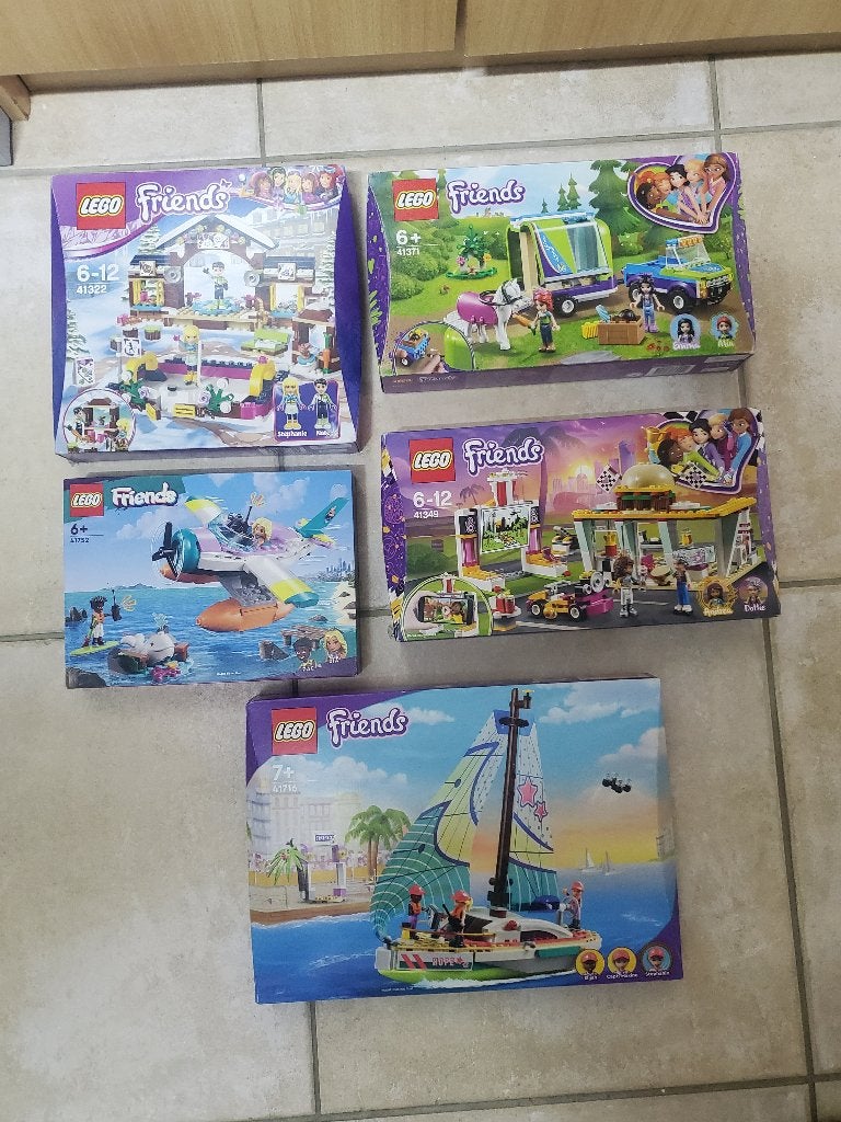 Lot de 5 boîte lego friends faire offre, Enlèvement ou Envoi, Comme neuf, Lego, Friends