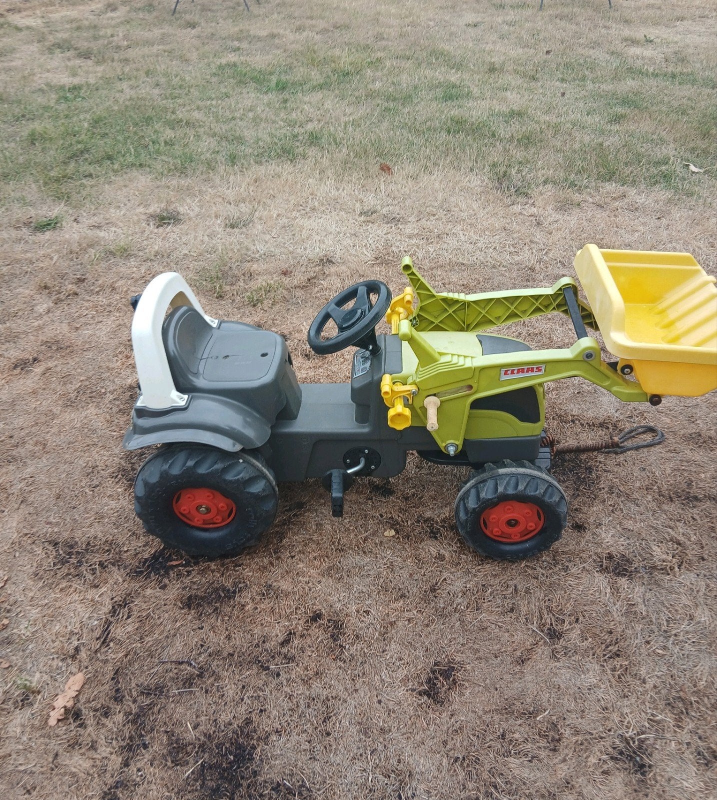traptractor met kiepkar, Ophalen, Gebruikt
