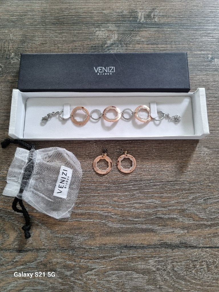 Bijoux  Venizi, Bijoux, Sacs & Beauté, Enlèvement ou Envoi, Autres matériaux, Autres types, Doré