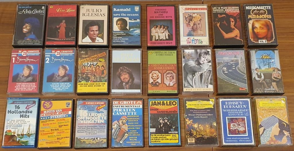 Lot 24x cassettes divers, Ophalen of Verzenden
