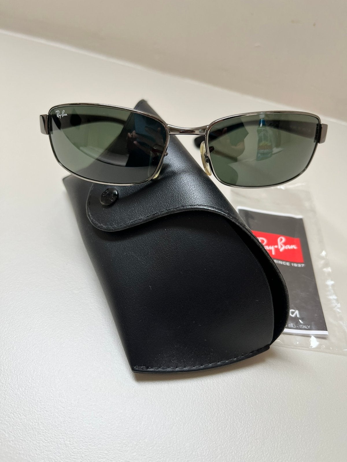Ray-Ban zonnebril heren, Handtassen en Accessoires, Zonnebrillen en Brillen | Heren, Zonnebril, Zwart, Ophalen of Verzenden, Zo goed als nieuw