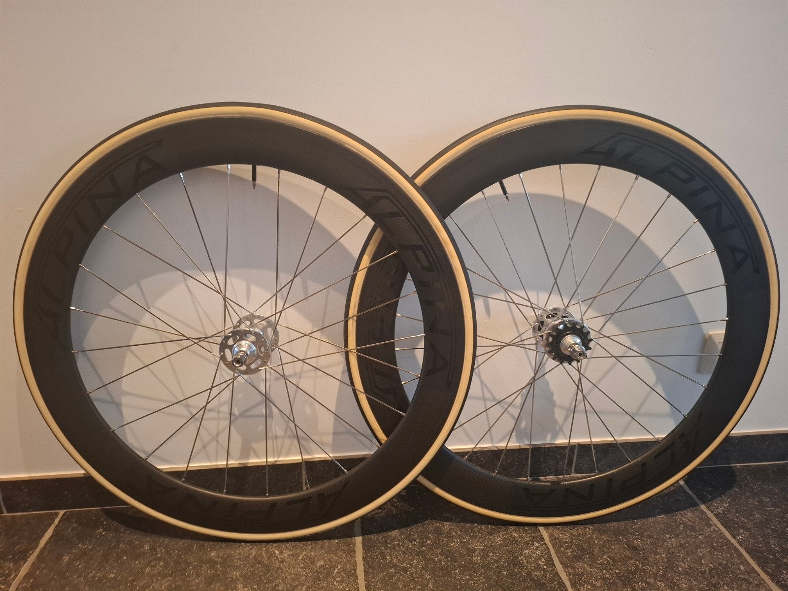 Pistewielen 60 hoog, Fietsen en Brommers, Fietsonderdelen, Ophalen, Carbon