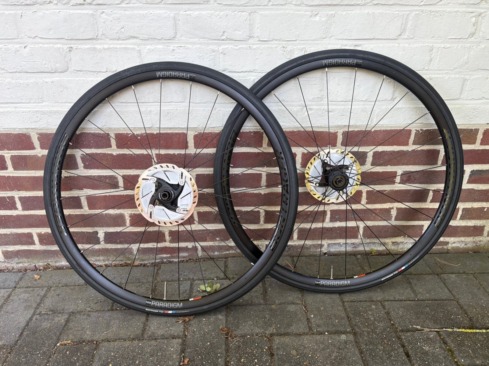 Wielenset disc Bontrager Paradigm SL TLR + schijfremmen, Fietsen en Brommers, Fietsonderdelen, Ophalen, Nieuw, Racefiets, Wiel