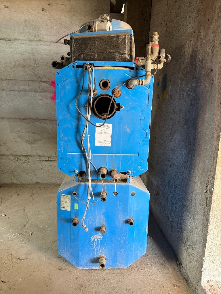 Buderus G125 mazoutketel + brander, 100 liter of meer, Ophalen, Gebruikt, Boiler