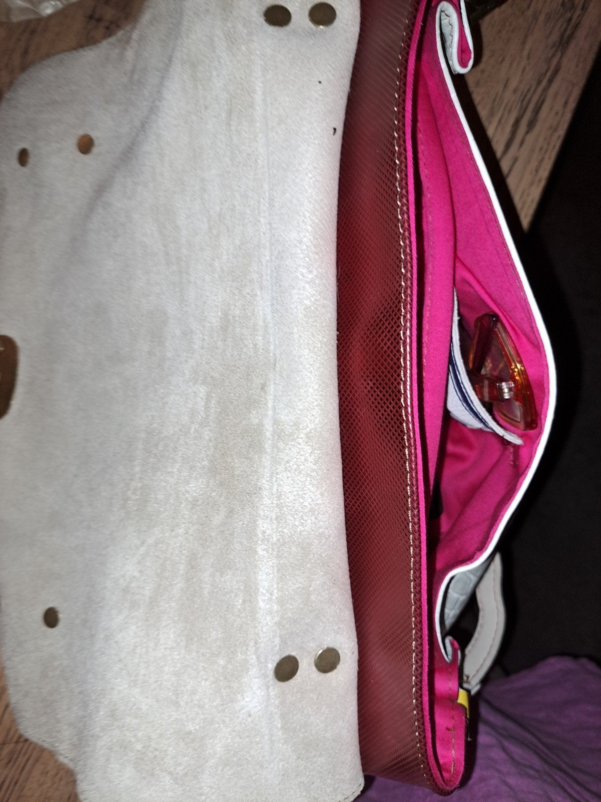 A vendre sac original en cuir et portefeuille en cuir, Ophalen, Leer
