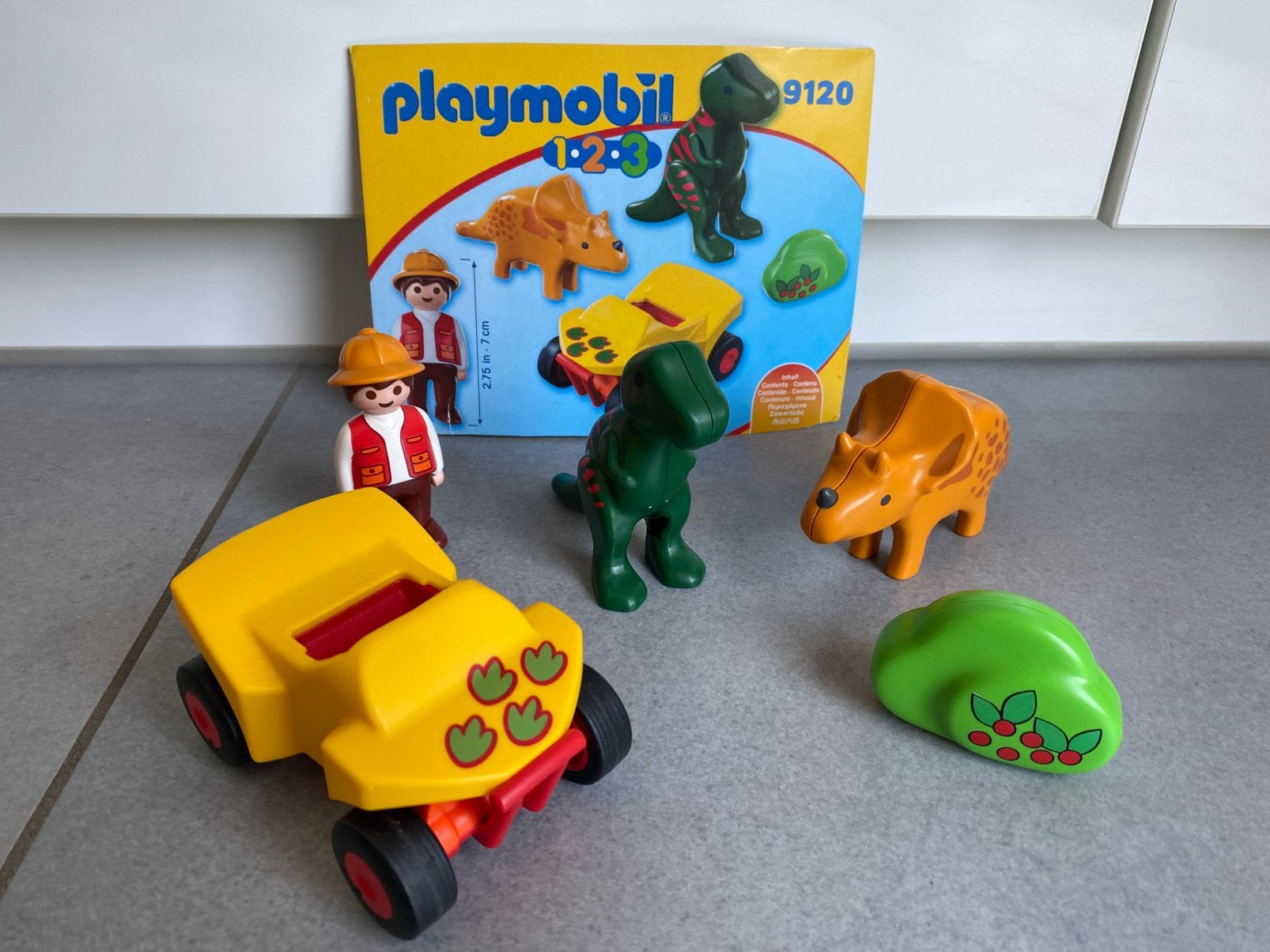 Playmobil 123 ontdekkingsreiziger met dinos 9120, Enlèvement, Comme neuf