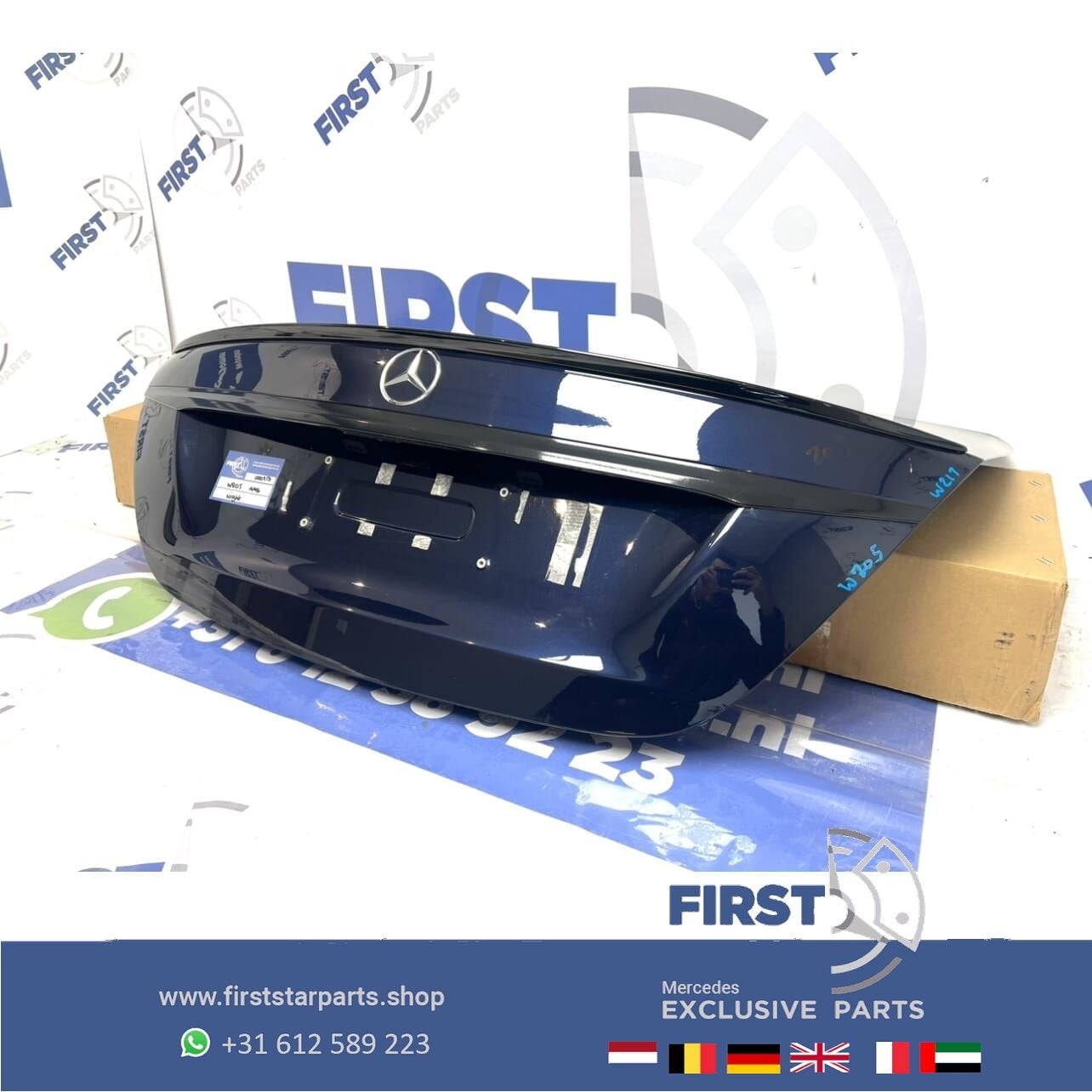 W205 C KLASSE C63 AMG KOFFERBAK ACHTER KLEP origineel Merced, Auto-onderdelen, Gebruikt, Ophalen of Verzenden, Achter, -
