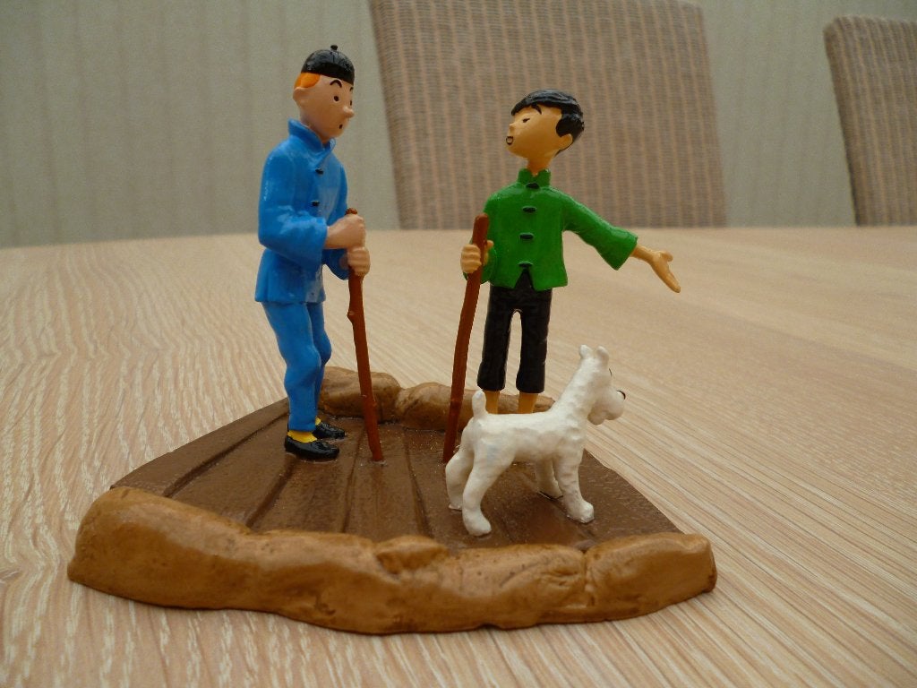 Scène Tintin - Tchang petit guide, Enlèvement ou Envoi, Tintin, Neuf