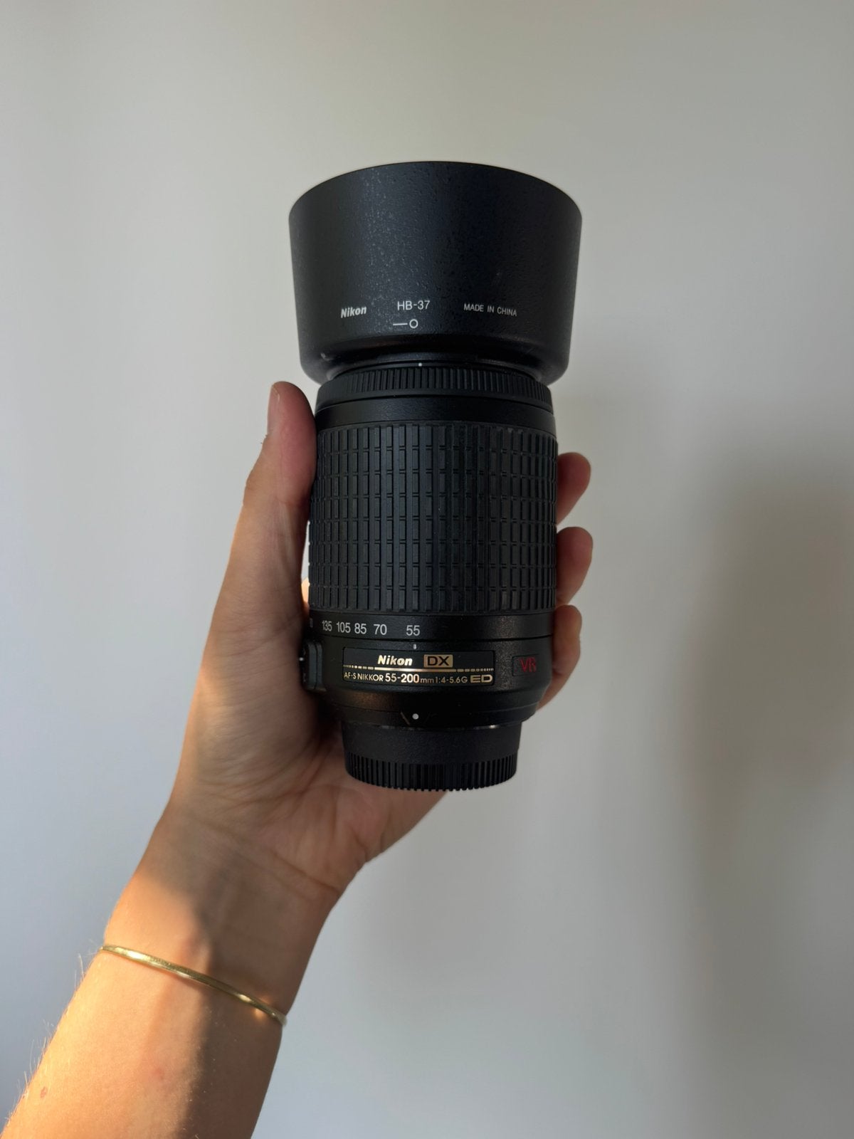 Nikon AF - S 55-200mm f/4-5.6G ED VR DX, Ophalen of Verzenden, Zo goed als nieuw