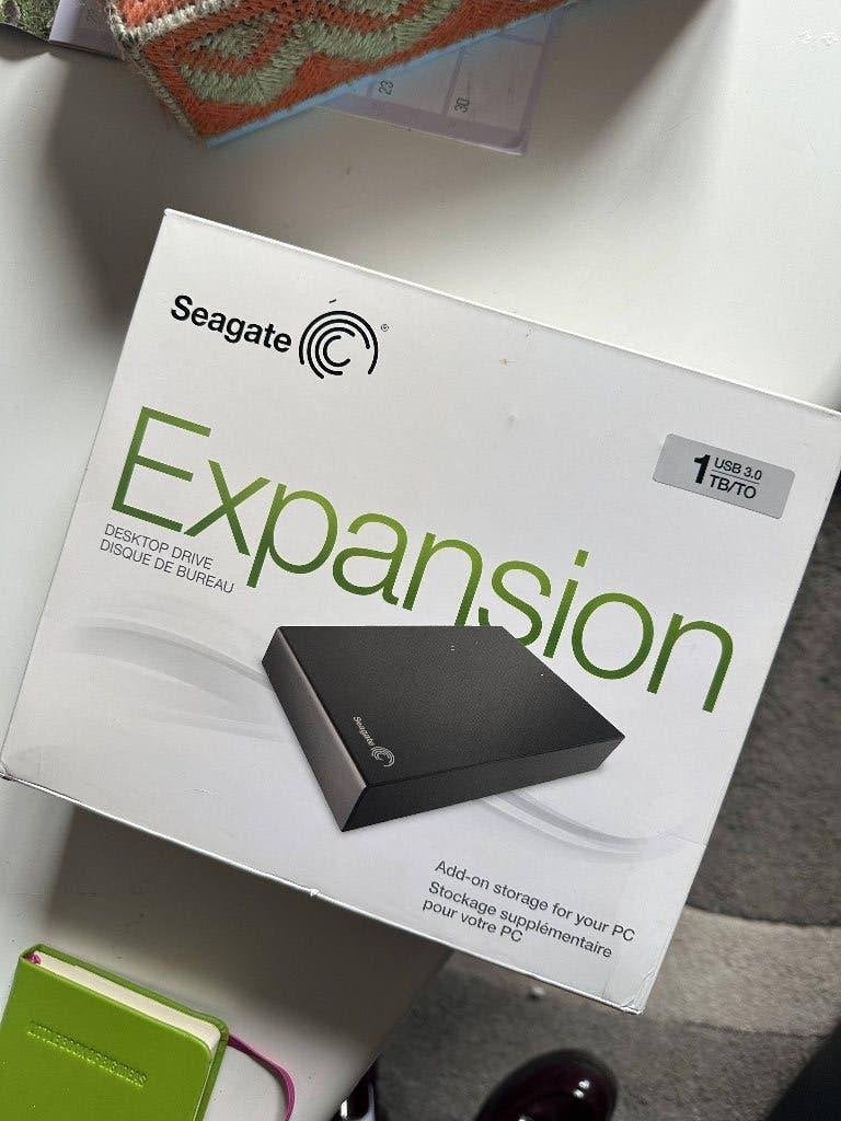 Disque Dur Externe Seagate 1 To (1000 Go) - Desktop Drive, Computers en Software, Harde schijven, Ophalen of Verzenden, Nieuw