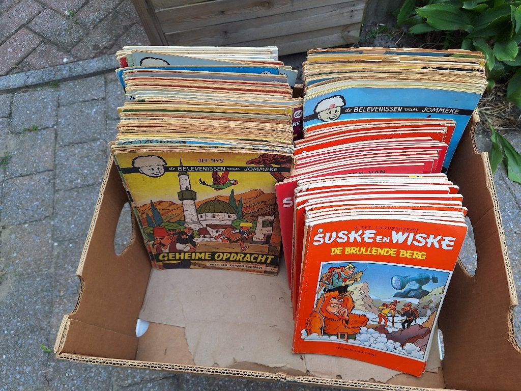 100 strips Jommeke en Suske en Wiske, Verschillende auteurs, Meerdere stripboeken, Ophalen, Gelezen