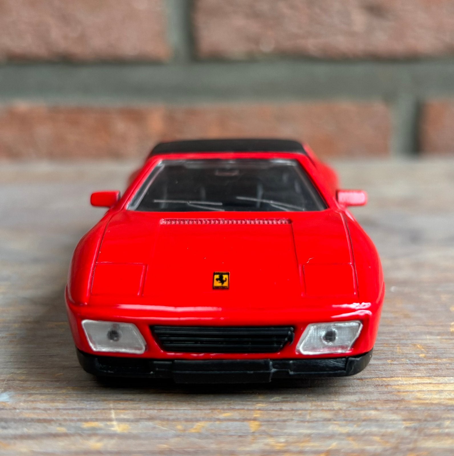 Maisto Shell Ferrari 348 TS - rood - schaal 1:38, Hobby en Vrije tijd, Ophalen of Verzenden, Zo goed als nieuw, Auto