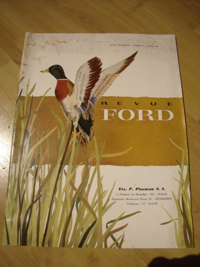 Revue Ford édition trimestrielle janvier 1958, Boeken, Ophalen of Verzenden, Gelezen, Ford