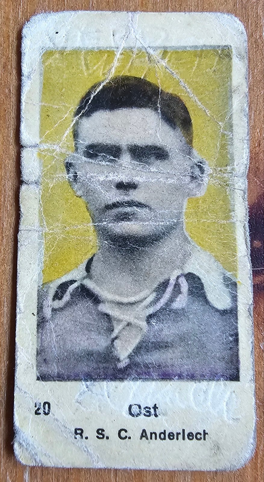 1938 #20 East (avant panini) Anderlecht Chromo Football !, Enlèvement ou Envoi, Utilisé, Image