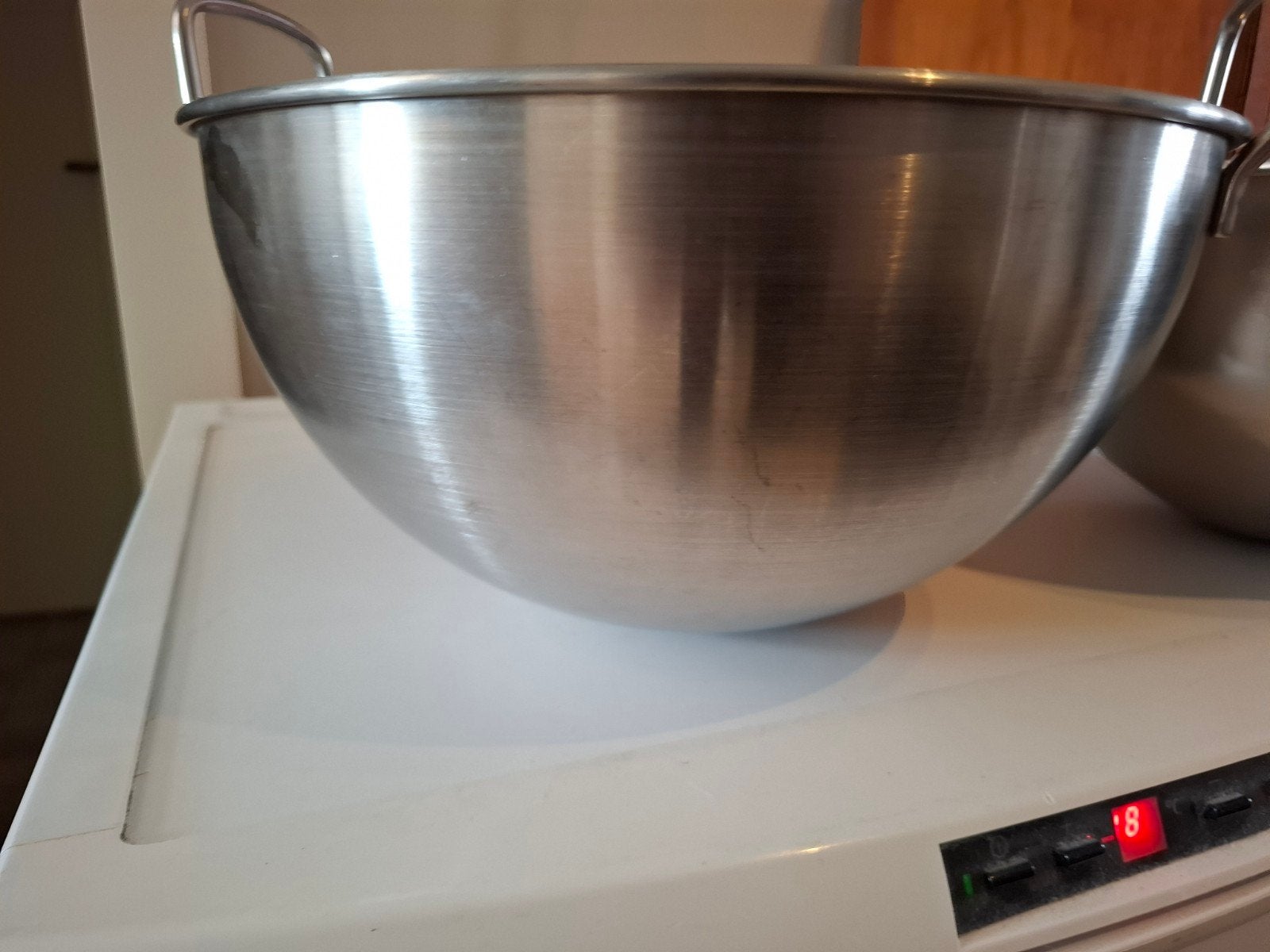 lot 2 inox kommen om beslag in klaar te maken, Ophalen, Inox, Overige typen, Met handvatten