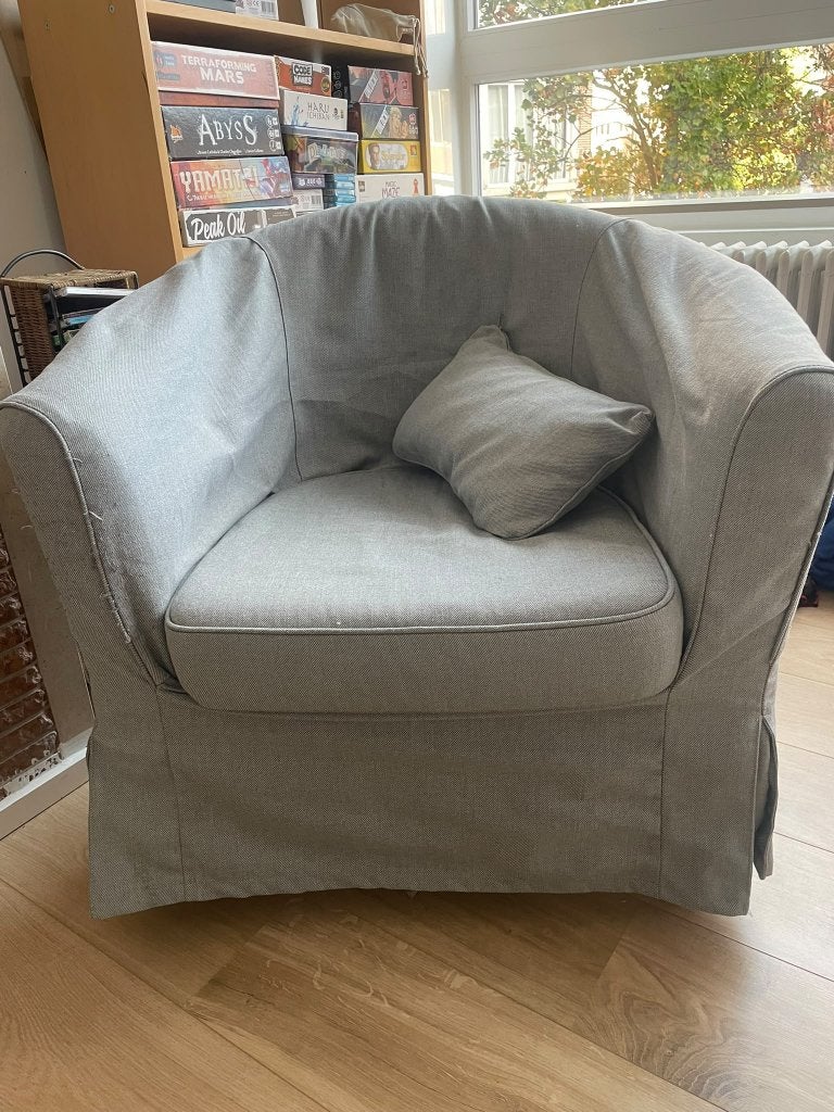 Housse de fauteuil x2, Maison & Meubles, Enlèvement, Utilisé