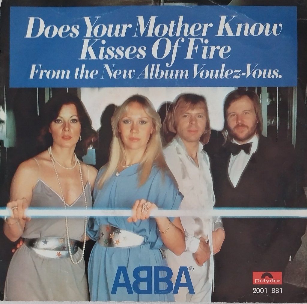 Abba - Does your mother know, Fotohoes, 7 inch, Ophalen of Verzenden, Zo goed als nieuw