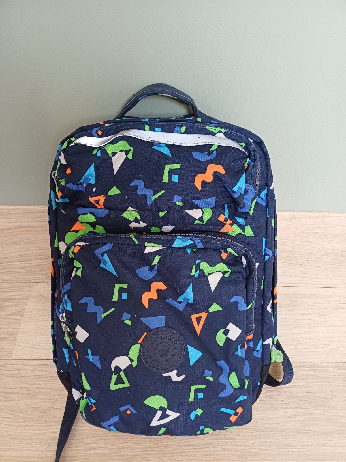 Kipling grote rugzak Scotty geo mix dark, Ophalen of Verzenden, Gebruikt, Rugtas