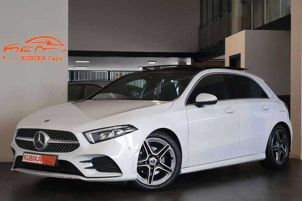 Mercedes-Benz A-CLASS 180 A 180 AMG Pano CruiseC Camera Lijn, Auto's, Gebruikt, 4 cilinders, 136 pk, Wit