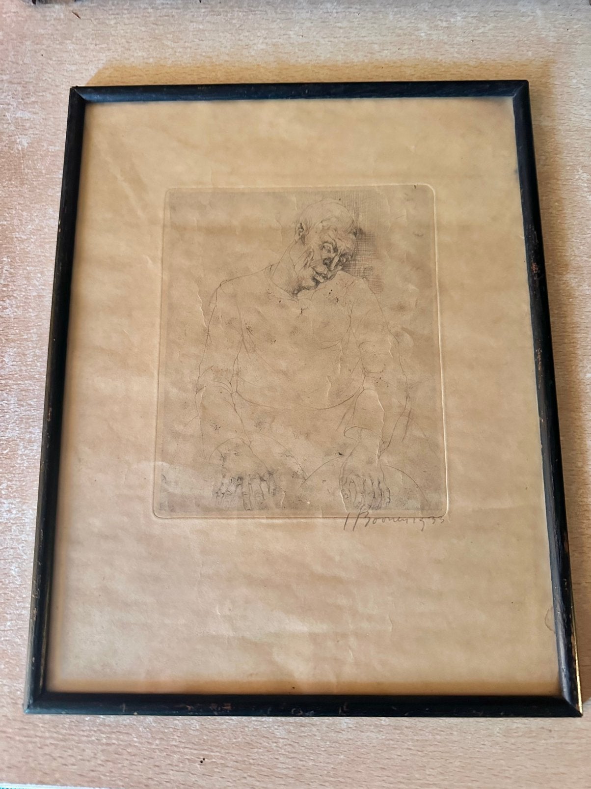 Ets Jacques Boonen, Antiek en Kunst, Kunst | Etsen en Gravures, Ophalen of Verzenden, Ets