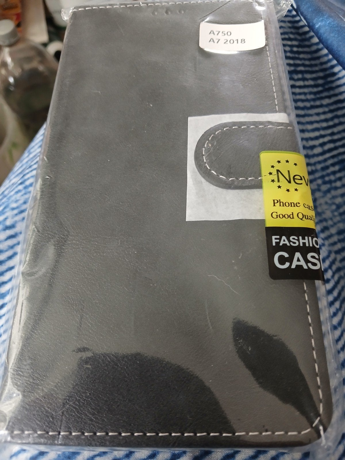 Hoesje voor Smartphone van Samsung A750 of A7(2018) zwart., Enlèvement, Neuf