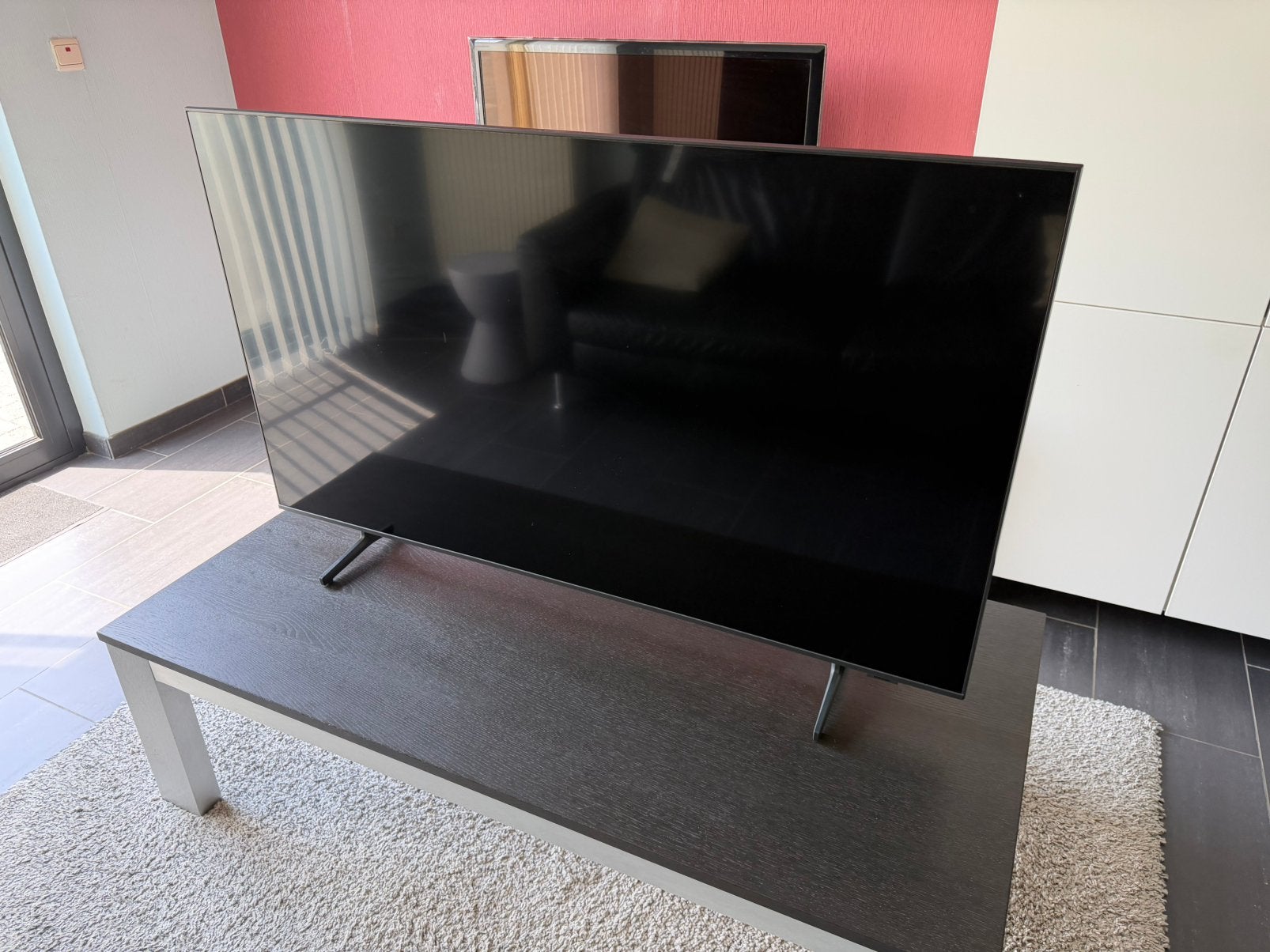 Samsung QLED 55 inch 4K Smart TV — QE55Q65A, Ophalen, QLED, 50 Hz, Zo goed als nieuw