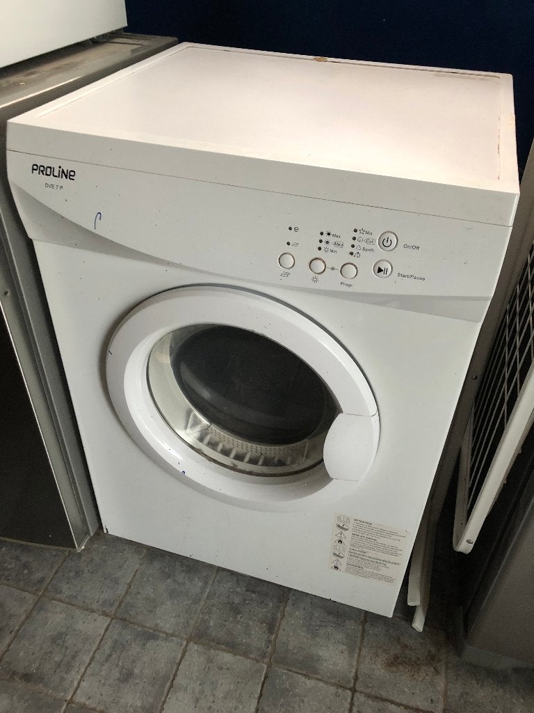 Séchoir Proline 7 kg, 6 à 8 kg, Chargeur frontal, Enlèvement, Utilisé