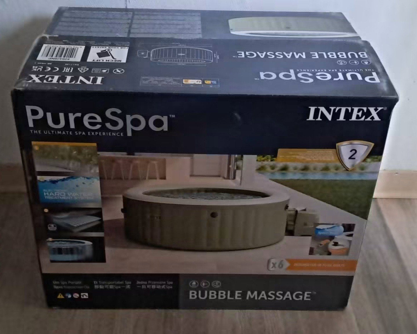 jacuzzi spa 2.5m de diamètre acheté 500eu vend 200, Tuin en Terras, Ophalen, Zo goed als nieuw, Grondzeil
