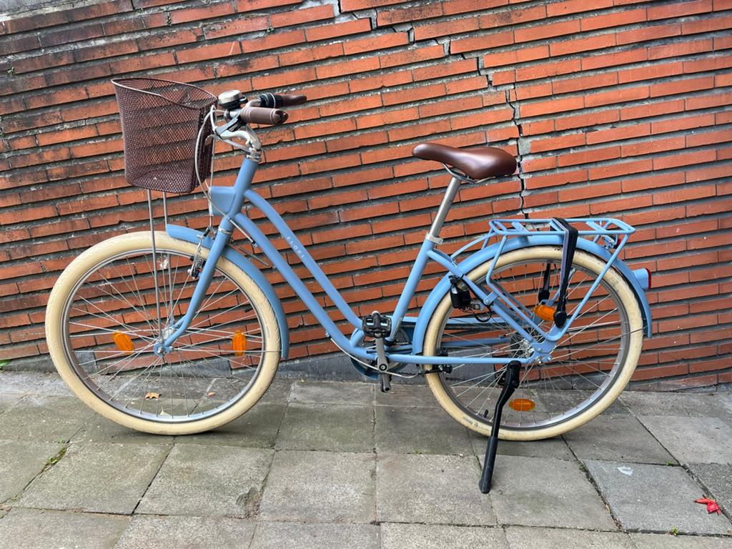 ELOPS Decathlon stadsfiets, Fietsen en Brommers, Fietsen | Dames | Damesfietsen, Ophalen, Zo goed als nieuw, Overige merken