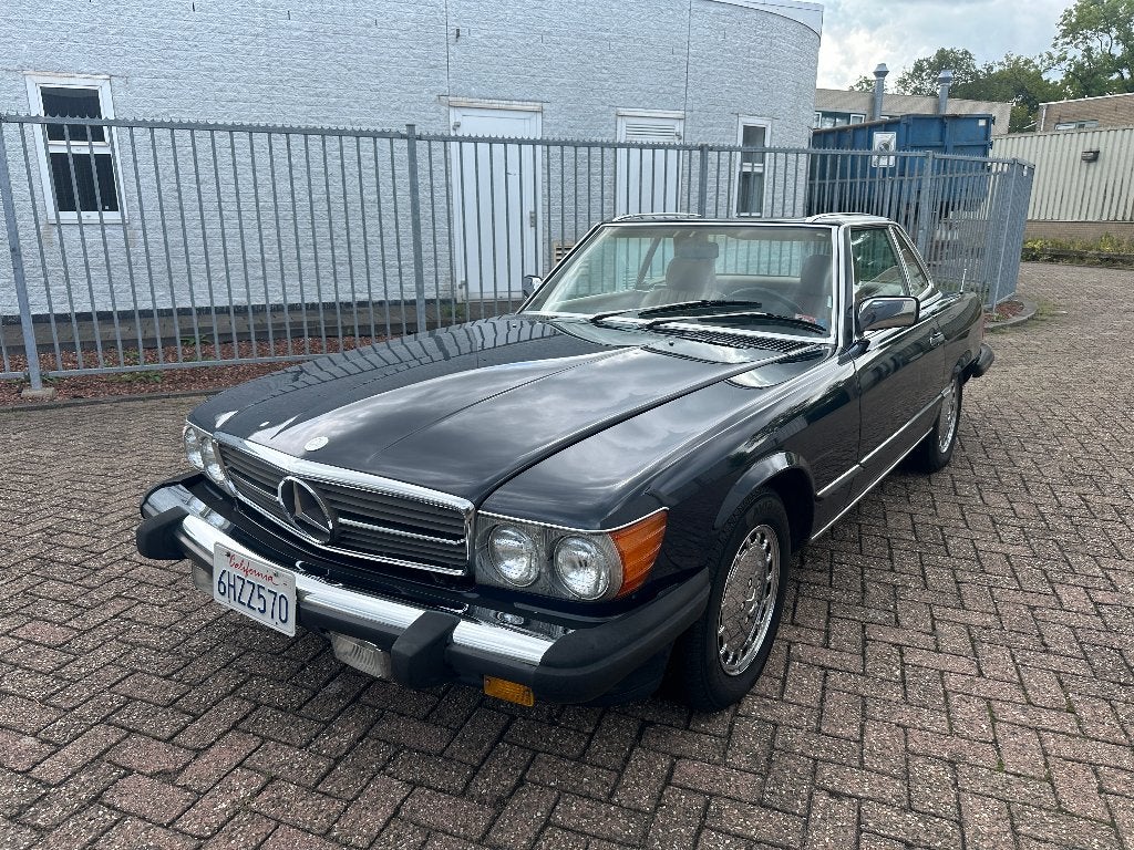 Mercedes-Benz SL-Klasse560 SL, Auto's, Mercedes-Benz, Automaat, Achterwielaandrijving, Cabriolet, Blauw