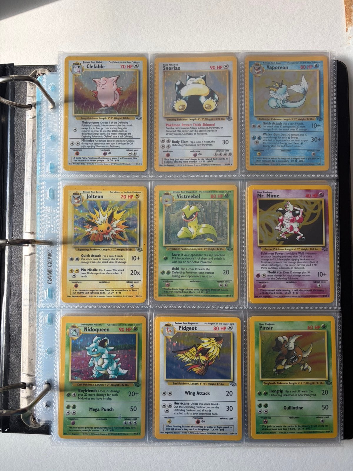 Pokémon Jungle vintage 1999 complete Masterset te koop, Ophalen of Verzenden, Meerdere kaarten, Foil