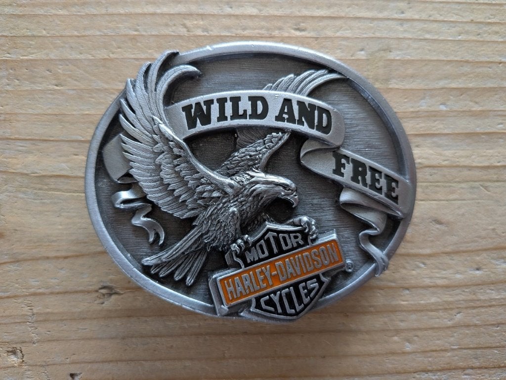 Harley Davidson "Wild and Free" riemgesp, Motoren, Overige typen, Dames, Ophalen of Verzenden, Harley davidson