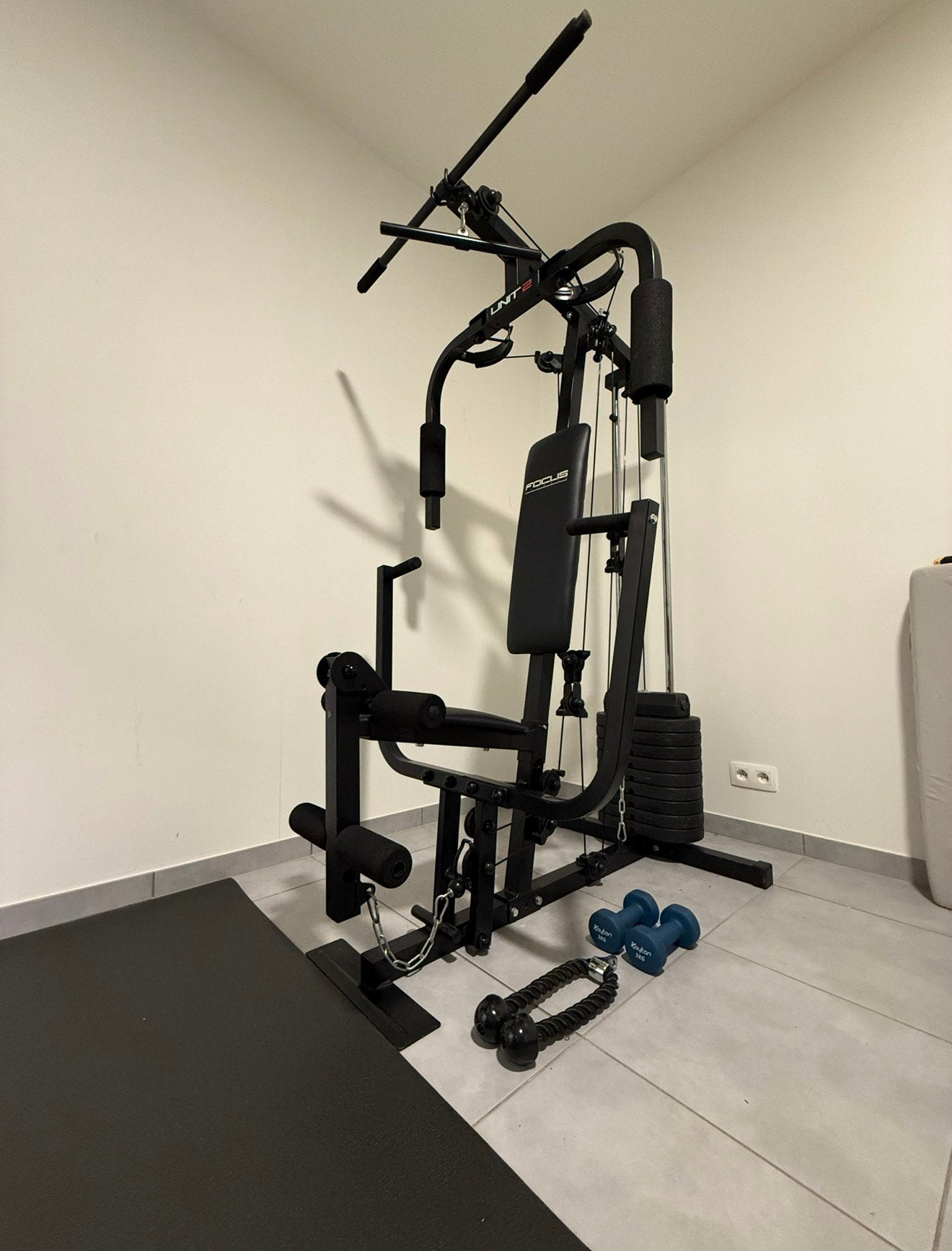 Focus unit 2 home gym, Sport en Fitness, Ophalen, Zo goed als nieuw