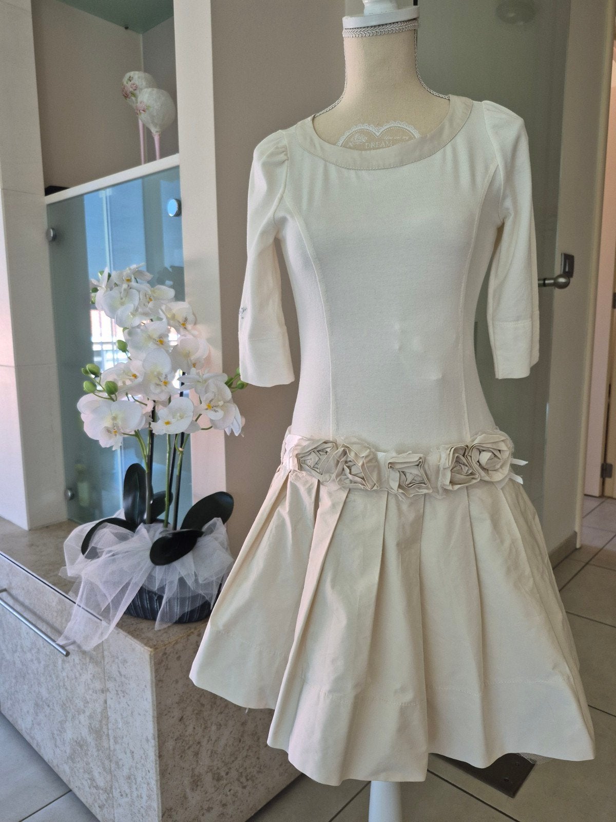 MONNALISA CHIC  kleedje, Kinderen en Baby's, Kinderkleding | Maat 128, Ophalen of Verzenden