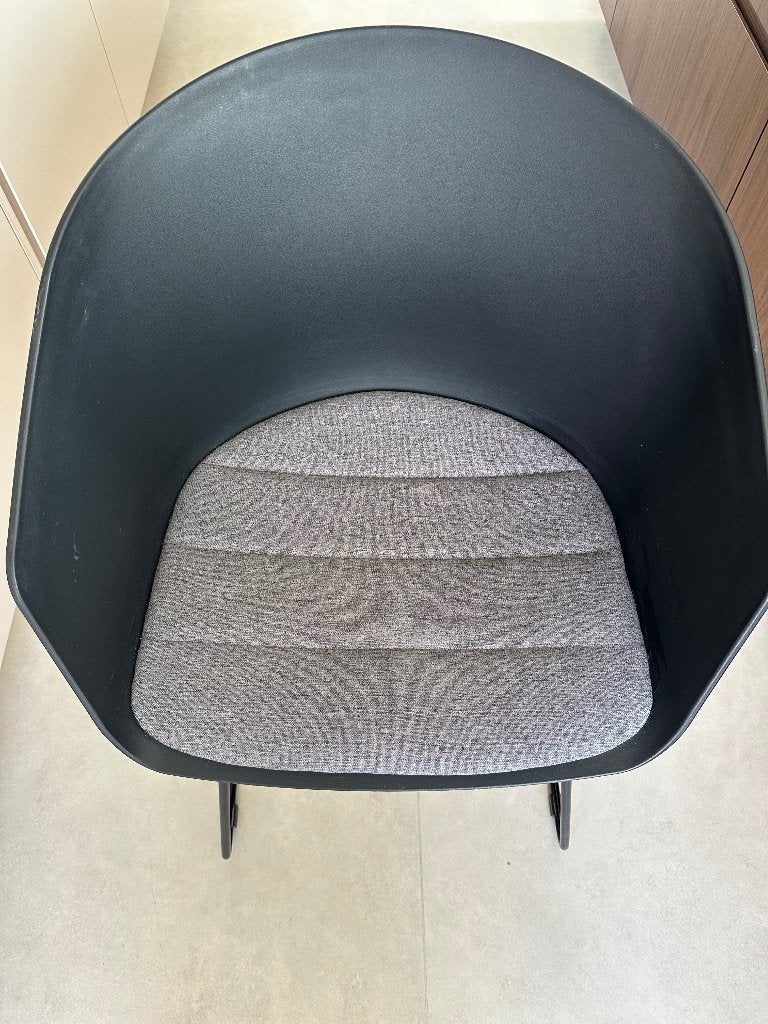 Stoelen zwart, Huis en Inrichting, Stoelen, Ophalen, Stof, Zwart, Zo goed als nieuw