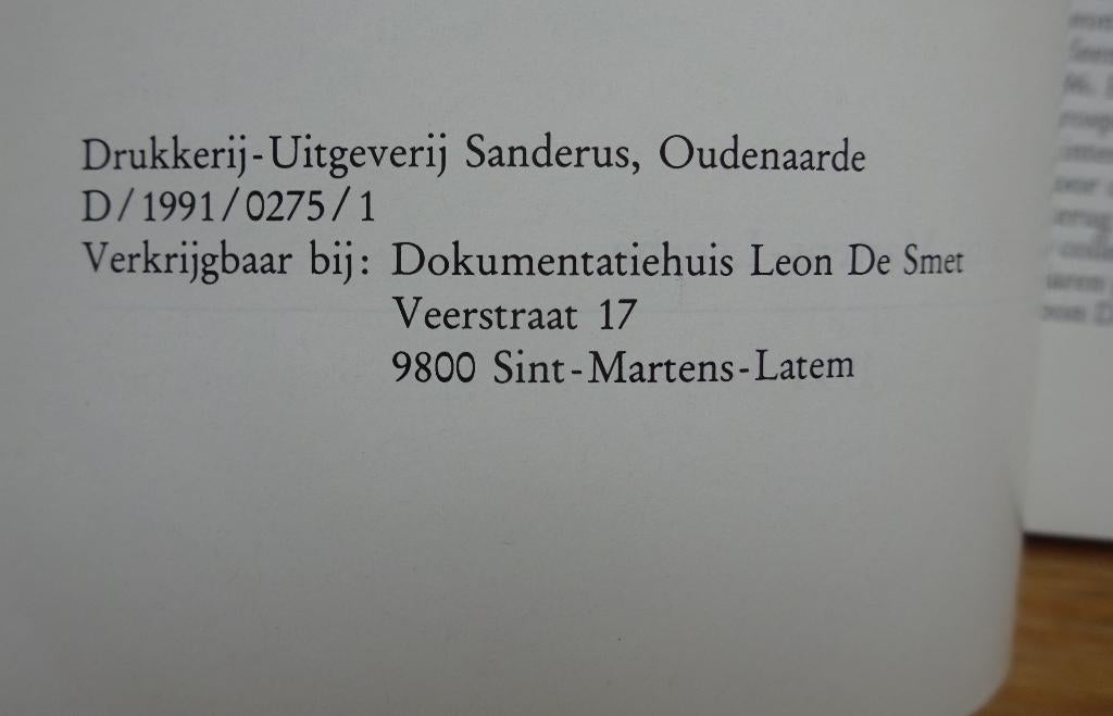 Leon De Smet, 1991, Sint Martens Leerne / zijn leven, Boeken, Hans Bosschaert, Ophalen of Verzenden, Zo goed als nieuw, Schilder- en Tekenkunst