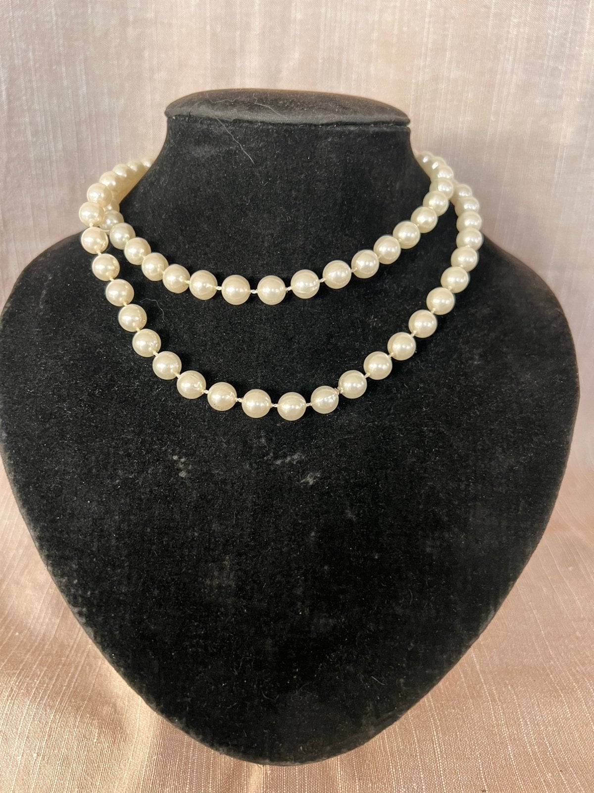 Witte parel ketting, Ophalen of Verzenden, Zo goed als nieuw