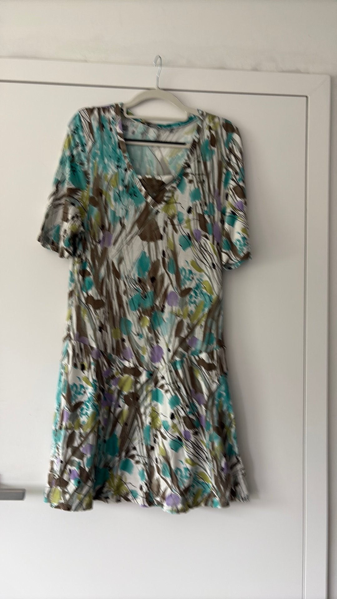 Kleedje (44), Kleding | Dames, Jurken, Ophalen of Verzenden, Gedragen, Maat 42/44 (L), Meerkleurig