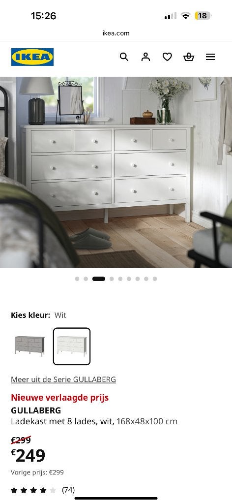 Kast, Ophalen, Zo goed als nieuw