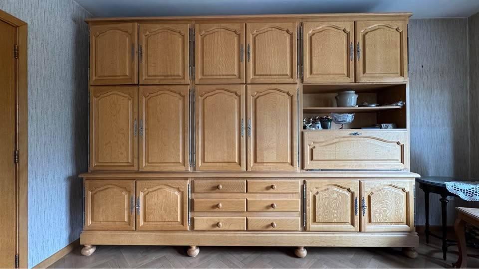 Meubels voor de woonkamer, Ophalen, Gebruikt, 200 cm of meer, Eikenhout